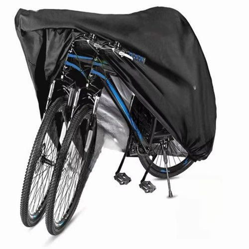 Heavy‑Duty Bike Cover 2‑3 Bikes – Waterproof, Windproof, Anti‑Theft Lock Hole & Reflective Straps