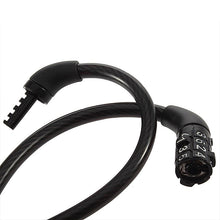 Load image into Gallery viewer, Anti‑Theft Spiral Cable Combination Lock for Bicycle &amp; Motorcycle
