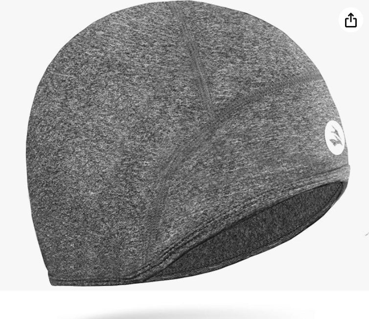 Lightweight Thermal Skull Cap Ears Warm Cycling Helmet Liner Winter Running Beanie Hats Sweat Wicking