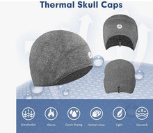 Load image into Gallery viewer, Lightweight Thermal Skull Cap Ears Warm Cycling Helmet Liner Winter Running Beanie Hats Sweat Wicking
