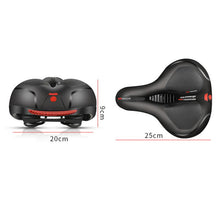 Load image into Gallery viewer, Bike Seat Gel Saddle Bicycle Seat Comfort Soft Premium Extra Wide Cushion Waterproof Universal for Mountain Bike MTB Fold Road Bikes
