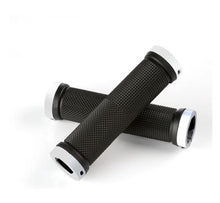 Load image into Gallery viewer, Comfort Rubber Handlebar Grips with Alloy Locking Rings – Universal 22.2 mm Fit
