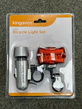 Load image into Gallery viewer, Front &amp; Rear Bicycle LED Light Combo – Battery Powered for Safe Cycling
