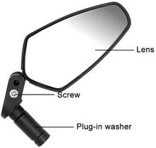 Load image into Gallery viewer, 360° Adjustable Wide‑Angle Bicycle Rearview Mirror for Handlebar
