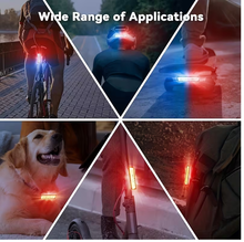 Load image into Gallery viewer, USB-C Rechargeable Color-Changing LED Bicycle Tail Light (IPX6, 14 Modes)
