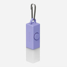 Load image into Gallery viewer, Wholesale Lightstick wearable rechargeable light in lavender with metal clip.
