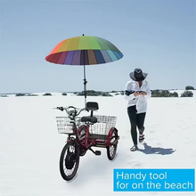 Load image into Gallery viewer, Sturdy metal umbrella holder for mobility scooter use
