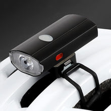 Load image into Gallery viewer, usb rechargeable bike helmet and handlebar light set for mountain road kids bikes
