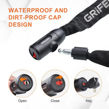 Load image into Gallery viewer, Durable and reliable bike lock for outdoor and urban cycling, includes two keys for convenience.

