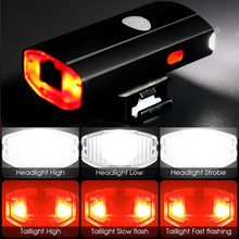 Load image into Gallery viewer, helmet and handlebar bike light dual purpose kids adult
