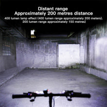 Load image into Gallery viewer, High-brightness front and rear LED bike lights, durable and waterproof.
