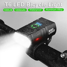 Load image into Gallery viewer, USB bike light set for mountain and road cycling
