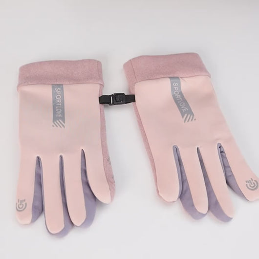 women’s commuting bike gloves warm windproof