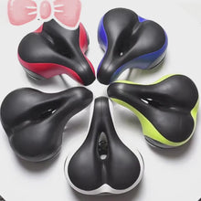 Load and play video in Gallery viewer, Ergonomic road bike saddle with soft cushioning
