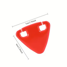 Load image into Gallery viewer, Bright orange bike safety accessory with luminous reflective stickers
