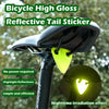 Waterproof TPU reflective bicycle accessory with removable stickers