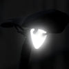 High-Visibility Orange Reflective Bike Pendant – Waterproof, Reusable TPU Safety Tag with Luminous Stickers