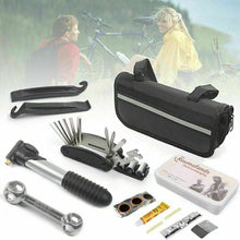 Load image into Gallery viewer, Bike frame tool puncture repair set with pump kit
