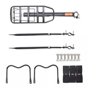 65kg Max Alloy Rear Bicycle Pannier Rack Carrier Bag Luggage Cycle Mountain Bike
