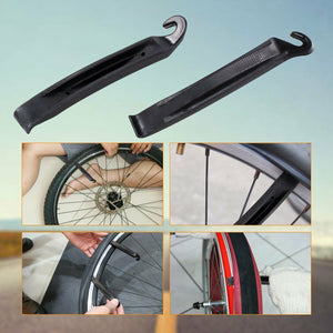 Bike frame tool puncture repair set with pump kit