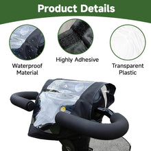 Load image into Gallery viewer, Mobility scooter control panel cover showing waterproof material, strong fastening and transparent plastic window
