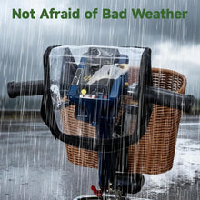 Load image into Gallery viewer, Mobility scooter control panel cover protecting tiller and console during rainy weather
