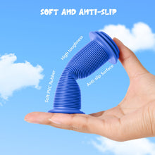 Load image into Gallery viewer, “TPR kids bike handlebar grips, solid colour (black, blue, green, pink, purple), non-slip and universal fit for children’s bikes and balance bikes
