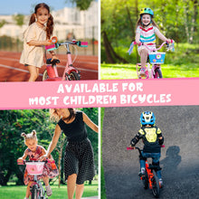 Load image into Gallery viewer, TPR kids bike handlebar grips, solid colour (black, blue, green, pink, purple), non-slip and universal fit for children’s bikes and balance bikes
