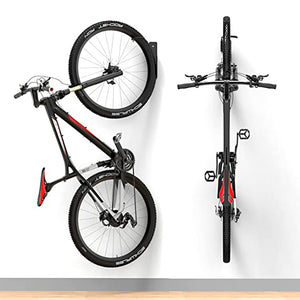 Cushbike Bike Rack Garage Wall Mount High Quality Bicycle Swivel Parking Rack Swing 360 Degrees Vertical Bike Hanger Hook