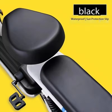 Load image into Gallery viewer, Set of two waterproof and sunproof faux leather electric vehicle seat covers with universal fit.
